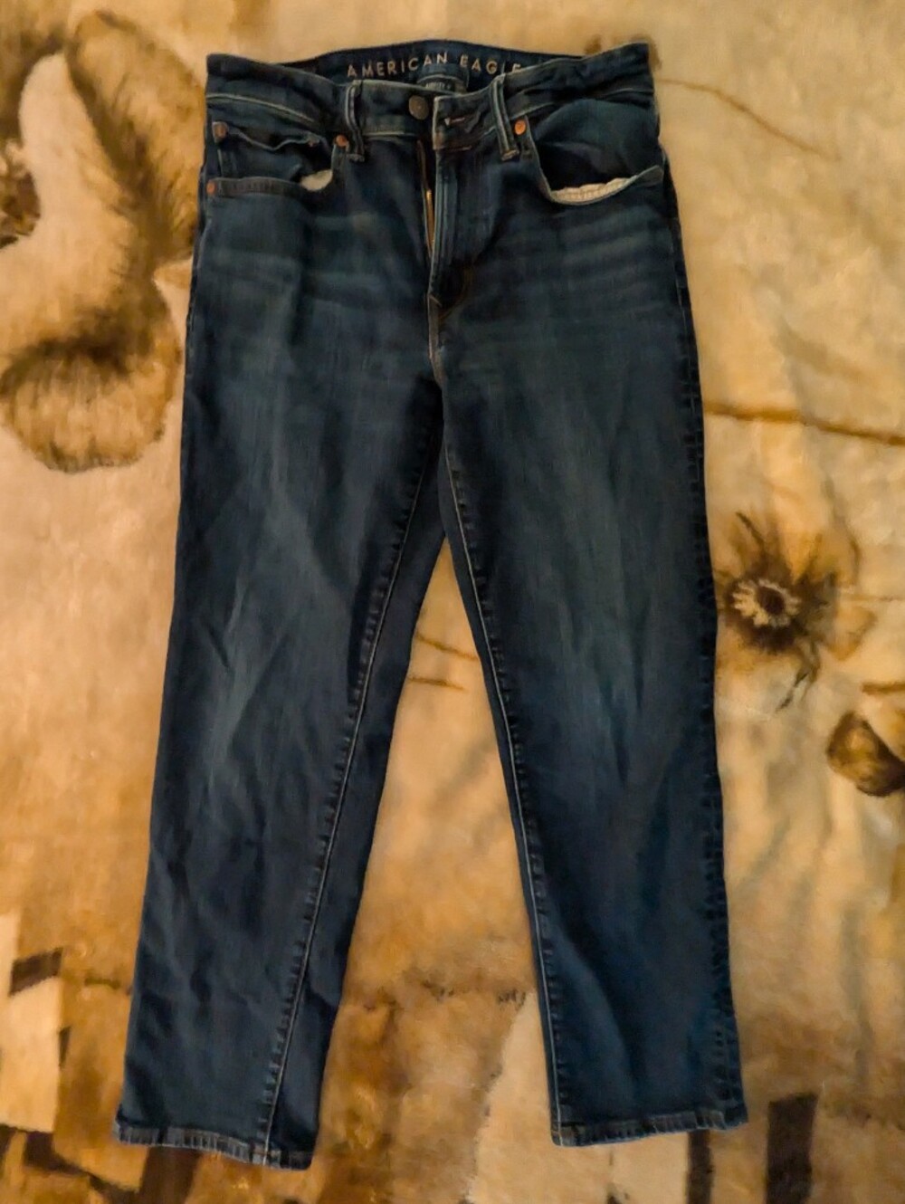 American Eagle Outfitters Men's Athletic Straight Jeans‎